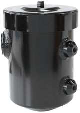 Dry Sump / Breather Tank, Internal Baffling Can Vent To Atmo AF77-1019BLK - Aeroflow