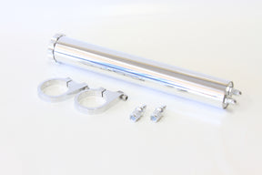 Billet Radiator Overflow Tank Polished, 13" x 2", 295ml AF77-1021 - Aeroflow