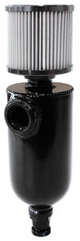 Universal Breather Tank -12ORB 6.5 x 3.5" S/S Billet Breather AF77-1028BLK - Aeroflow