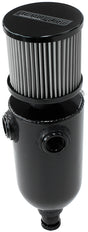 Univ Breather Tank 2x -8ORB 6.5 x 3.5" S/S Billet Breather AF77-1030BLK - Aeroflow