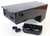 Dual Fuel Pump Under Car Surge Tank Black 4.75L Capacity 77-1044 Blk AF77-1044BLK - Aeroflow