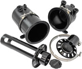 Dry Sump Tank 19.5" x 6" 2 Gal 495mm x 152mm 7.5L Black AF77-1050BLK - Aeroflow
