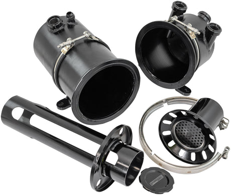 Dry Sump Tank 19.5" x 6" 2 Gal 495mm x 152mm 7.5L Black AF77-1050BLK - Aeroflow