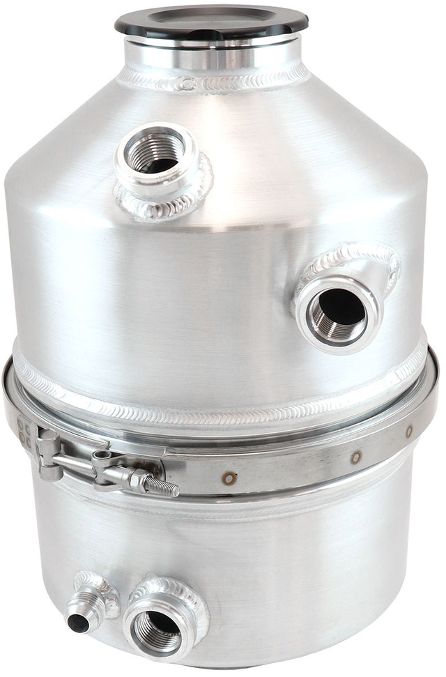 Dry Sump Tank 16" x 9" 3 Gal 406mm x 228mm 11.3L Raw Alloy AF77-1053 - Aeroflow