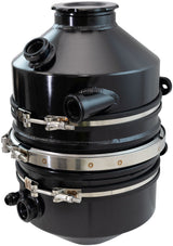 Dry Sump Tank 16" x 9" 3 Gal 406mm x 228mm 11.3L Black AF77-1053BLK - Aeroflow