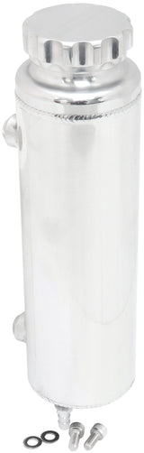 Universal Radiator Overflow Tank 12" x 3.5" -4ORB Polished AF77-1115 - Aeroflow