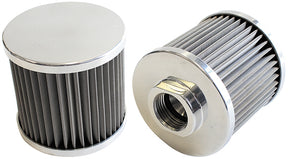 -12AN S/S Billet Breather With Female -12AN Re-Usable AF77-2001 - Aeroflow