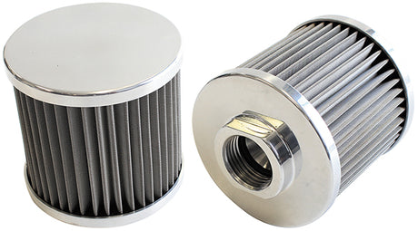 -12AN S/S Billet Breather With Female -12AN Re-Usable AF77-2001 - Aeroflow