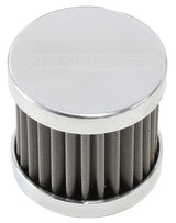-6AN S/S Billet Breather With Female -6AN Re-Usable AF77-2003 - Aeroflow