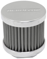 Small -10AN S/S Billet Breatherwith Female -10AN Re-Usable AF77-2004 - Aeroflow