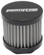 Small -10AN S/S Billet Breatherwith Female -10AN Re-Usable AF77-2004BLK - Aeroflow