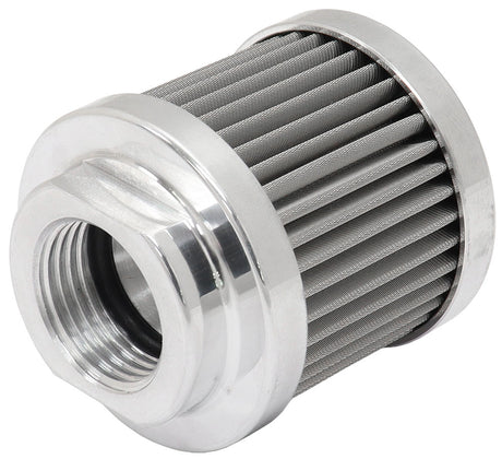 Small -10AN S/S Billet Breatherwith Female -10AN Re-Usable AF77-2004 - Aeroflow