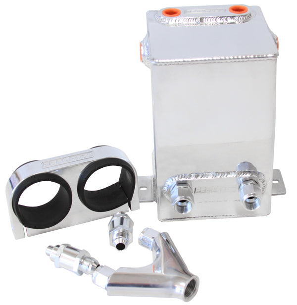 Dual Fuel Pump Surge Tank Kit Polished 3.1L Capacity AF77-2044 - Aeroflow