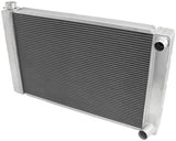 Universal Ford Radiator 31" x 19" x 3" Dual Pass Aluminium AF77-2056 - Aeroflow