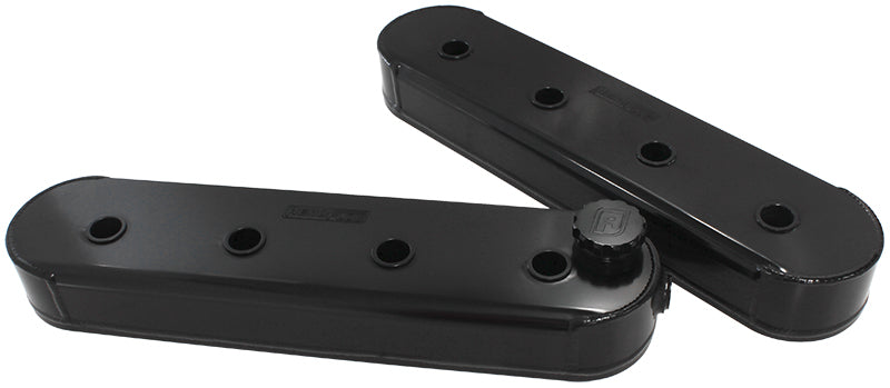 LS1 LS2 LS3 Holden Fabricated Valve Covers Black No Coils AF77-5003BLK - Aeroflow