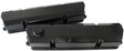 253 308 Holden Fabricated Valve Covers Black Early AF77-5004BLK - Aeroflow