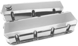 Big Block Chev Fabricated Valve Covers Polished BBC AF77-5006-12 - Aeroflow