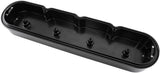 GM LS Billet Valve Covers Pair Black Af Logo No Coils AF77-5010BLK - Aeroflow