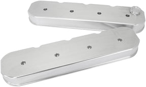 GM LS Billet Valve Covers Pairraw No Logo No Coils AF77-5011 - Aeroflow