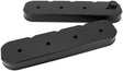 GM LS Billet Valve Covers Pair Black No Logo No Coils AF77-5011BLK - Aeroflow