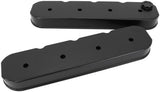 GM LS Billet Valve Covers Pair Black No Logo No Coils AF77-5011BLK - Aeroflow
