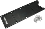 GM LS1 Billet Valley Plate Cover Black LS AF77-5015BLK - Aeroflow