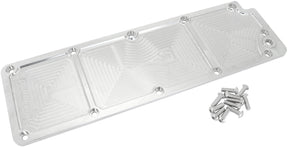 GM LS3 Billet Valley Plate Cover Raw LS Afm / Dod Delete AF77-5016 - Aeroflow