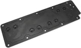 GM LS3 Billet Valley Plate Cover Black LS Dod Afm Delete AF77-5016BLK - Aeroflow