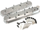 GM LS Factory Valve Covers Cast Standard Height Polished AF77-5018P - Aeroflow