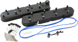 GM LS Factory Valve Covers Cast Tall Height Black AF77-5019BLK - Aeroflow