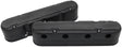 GM LS 2 Piece Valve Covers Cast Tall Retro Finned Black AF77-5020BLK - Aeroflow