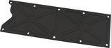 GM LS1 Trussed Valley Plate Cover Black Alloy LS Cast AF77-5025BLK - Aeroflow