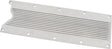 GM LS1 Finned Valley Plate Cover Natural Cast Alloy LS AF77-5026 - Aeroflow