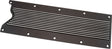 GM LS1 Finned Valley Plate Cover Black Cast Alloy LS AF77-5026BLK - Aeroflow