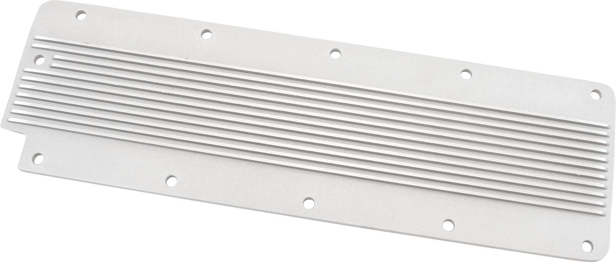 GM LS2 Finned Valley Plate Cover Natural Cast Alloy LS3 LSX AF77-5028 - Aeroflow