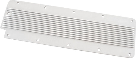 GM LS2 Finned Valley Plate Cover Natural Cast Alloy LS3 LSX AF77-5028 - Aeroflow