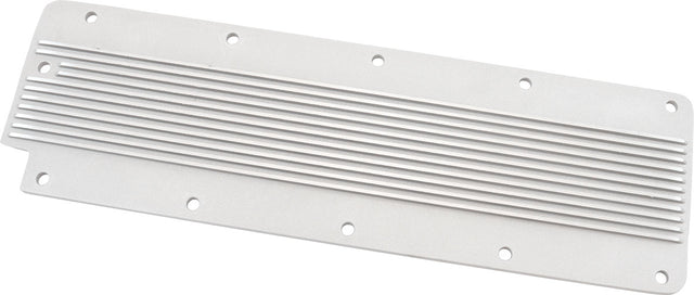GM LS2 Finned Valley Plate Cover Natural Cast Alloy LS3 LSX AF77-5028 - Aeroflow