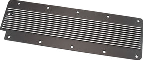 GM LS2 Finned Valley Plate Cover Black Cast Alloy LS3 LSX - AF77-5028 Blk AF77-5028BLK - Aeroflow
