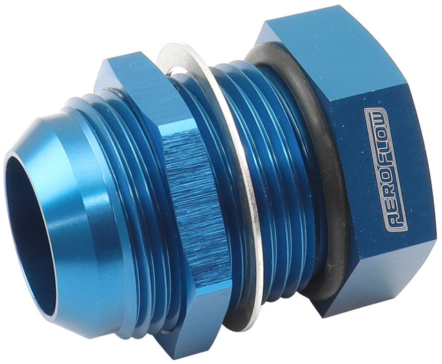 Bolt In -10AN Breather Cast Or Fabricated Covers Blue AF777-10 - Aeroflow