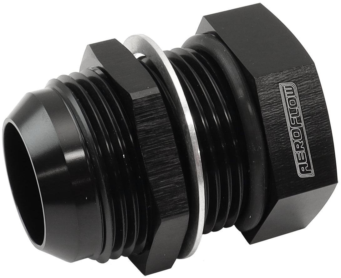 Bolt In -10AN Breather Cast Or Fabricated Covers Black AF777-10BLK - Aeroflow
