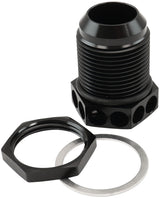 Bolt In -10AN Breather Cast Or Fabricated Covers Black AF777-10BLK - Aeroflow