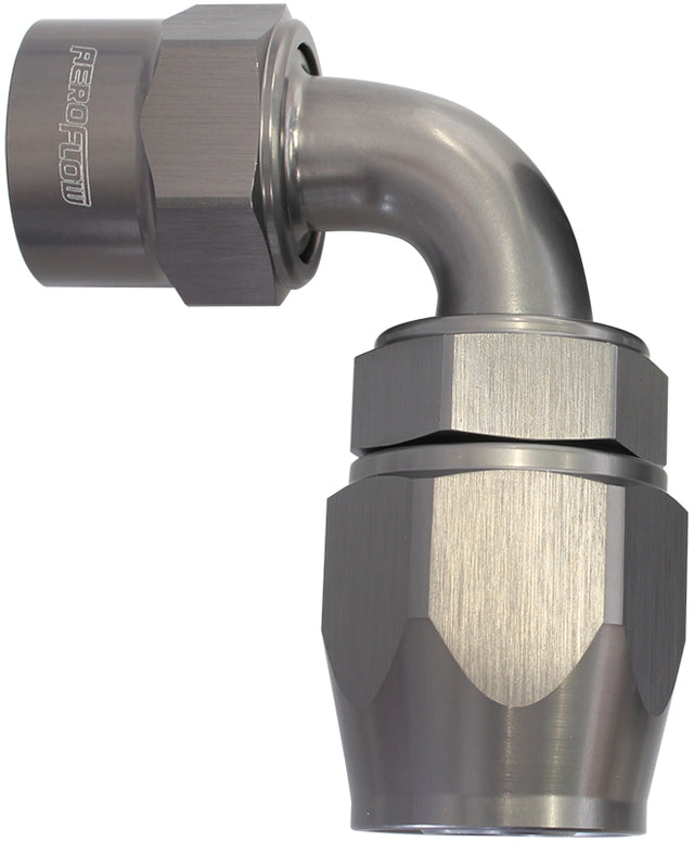 -6AN 90 Degree Kryptalon Lightweight Big Bore Titanium AF7823-06 - Aeroflow