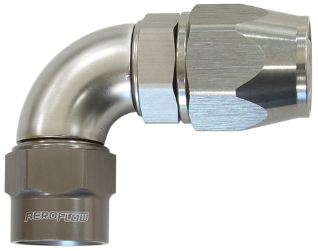 -10AN 90 Degree Kryptalon Full Flow Big Bore 1 Piece AF7853-10 - Aeroflow