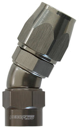 -8AN 30 Degree Kryptalon Full Flow Big Bore 1 Piece AF7857-08 - Aeroflow
