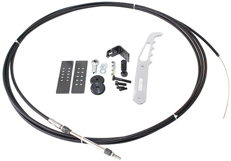 Chute Release Cable Kit Chrome Handle Parachute Lever AF80-1000 - Aeroflow