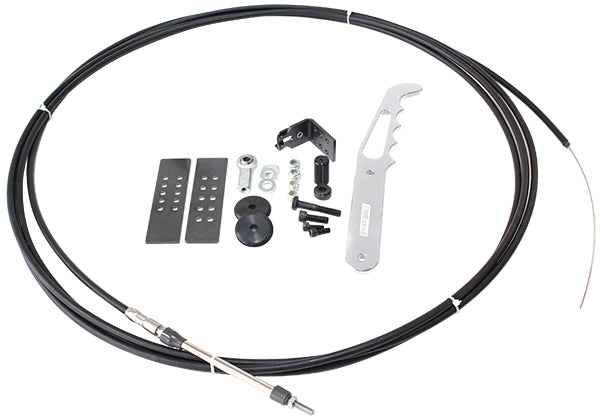 Chute Release Cable Kit Chrome Handle Parachute Lever AF80-1000 - Aeroflow