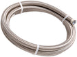 #10 Nylon Braided A/C S/S Hose 3M Silver 13.4mm ID 16.0mm OD AF800-10-3M - Aeroflow