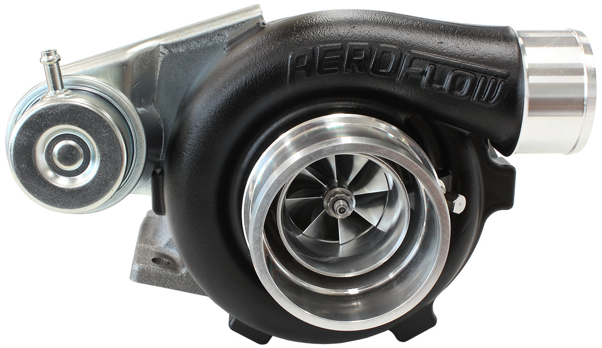 Boosted 4647.86 T28 Flange 5 Bolt Outlet GTX2860 Black AF8005-2001BLK - Aeroflow