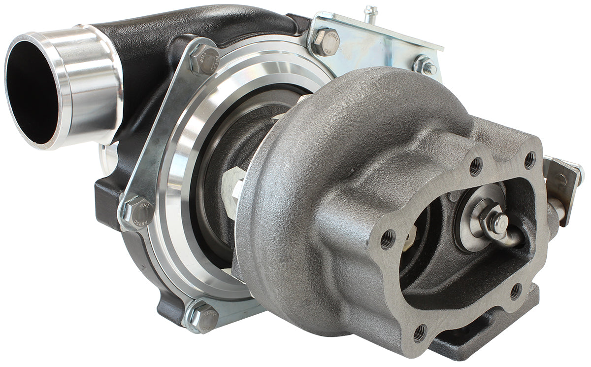 Boosted 4647.86 T28 Flange 5 Bolt Outlet GTX2860 Black AF8005-2001BLK - Aeroflow