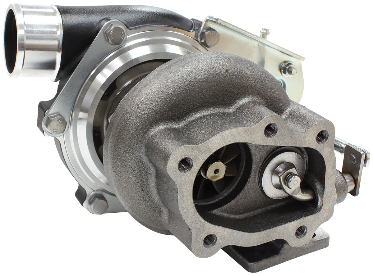 Boosted 5447.64 T28 Flange 5 Bolt Outlet GTX2871 Black AF8005-2005BLK - Aeroflow